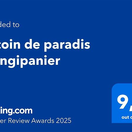 Ti Coin De Paradis Frangipanier Ле-Диаман Экстерьер фото